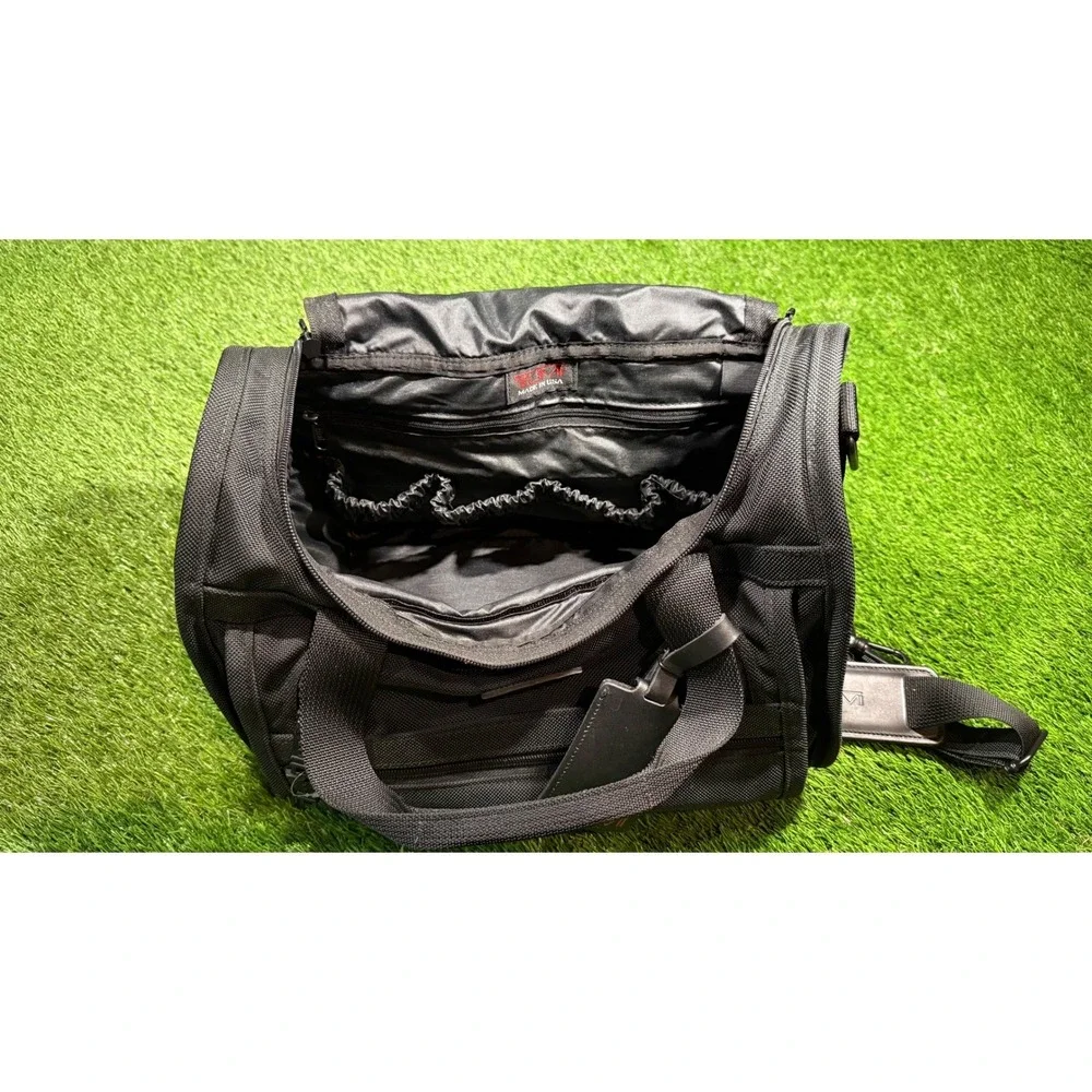 TUMI Black Nylon alpha carrierBoston Carry On Weekender Luggage